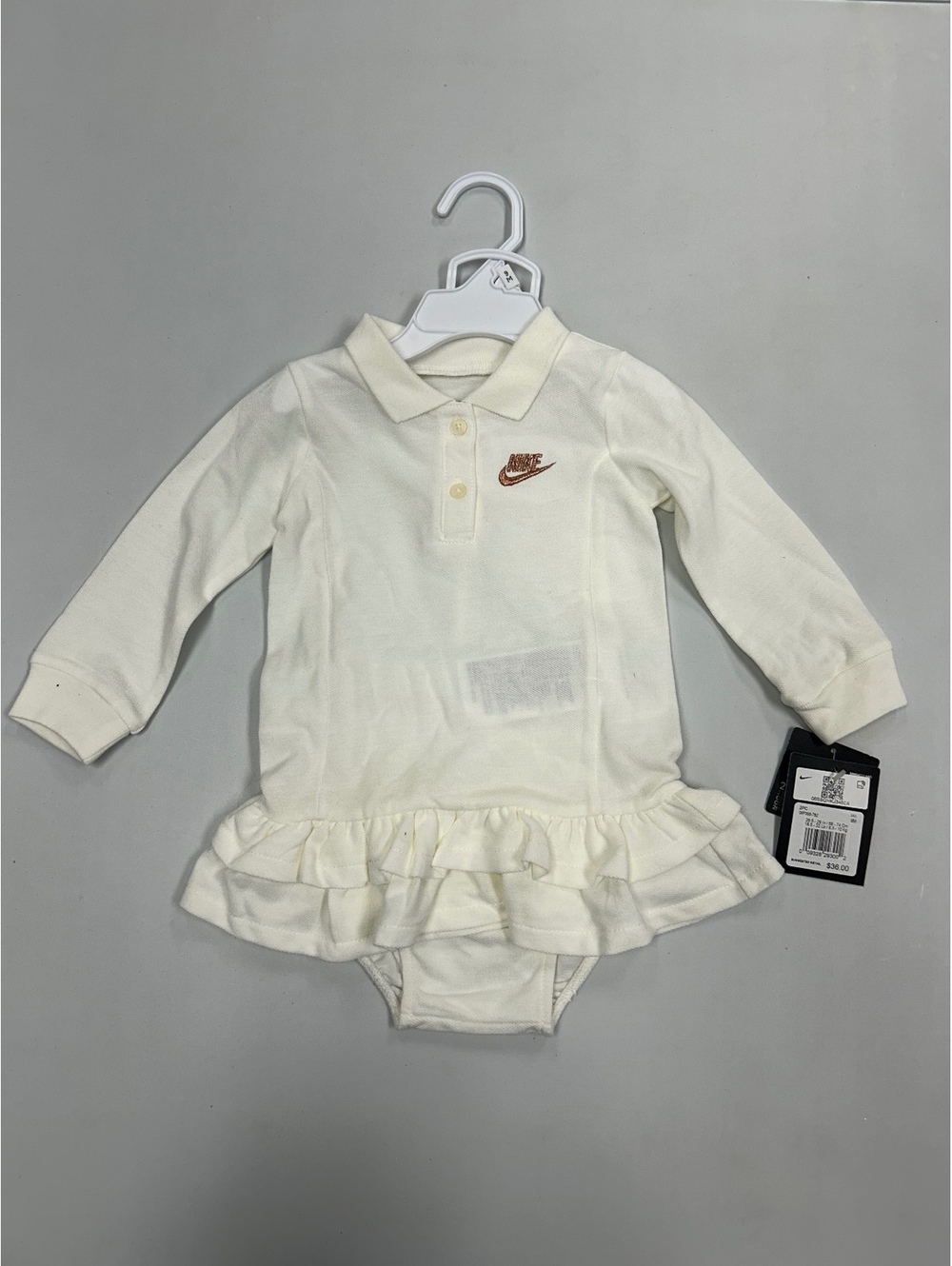 Nike Baby Girls 2-Piece Polo Dress Set with Ruffle Skirt
